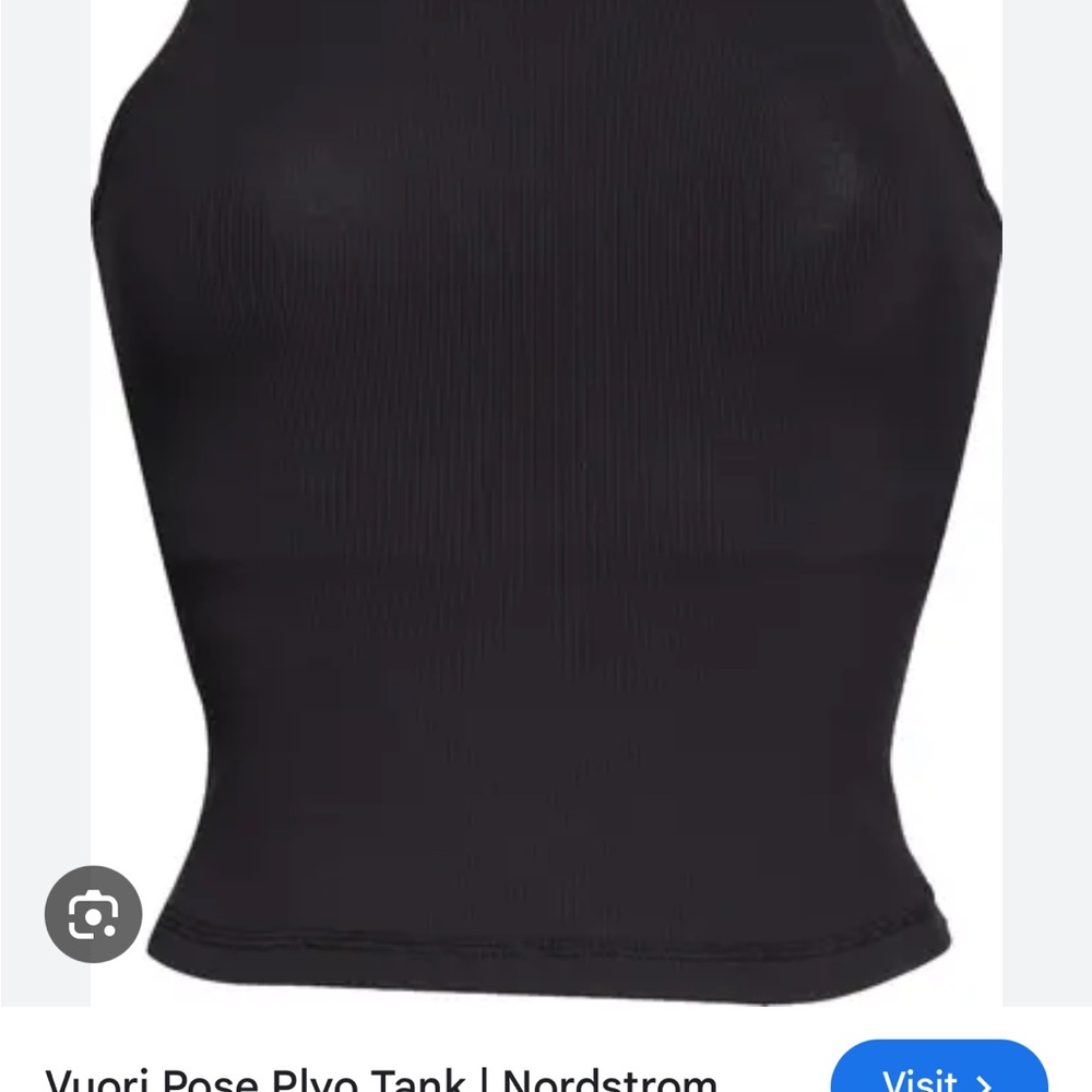 Vuori Pose Pylo Tank in Black XS - Picture 4 of 4